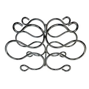 Mid Century Modern Chrome Wine Holder